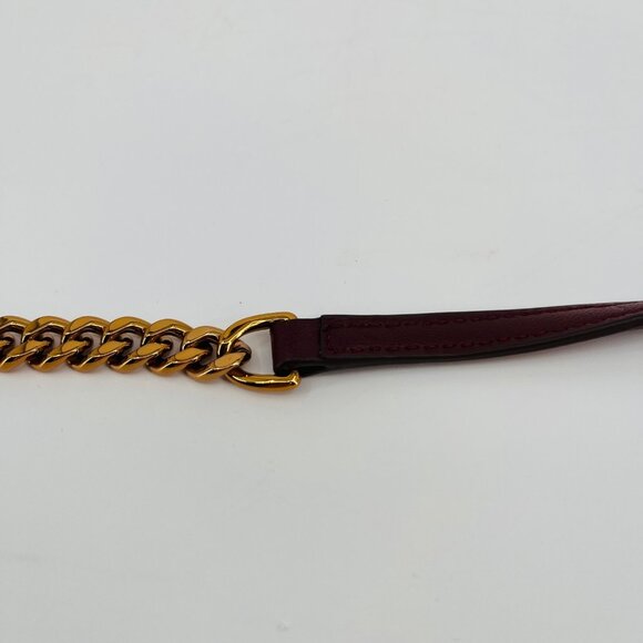 Tory Burch Kira Chevron Chain Wallet Floral Print Leather Crossbody Bag Small - Picture 7 of 16